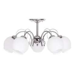 Sklep Kaja Elegancka, duża lampa sufitowa K-JSL-6554/5 CHR SUSAN | Kaja