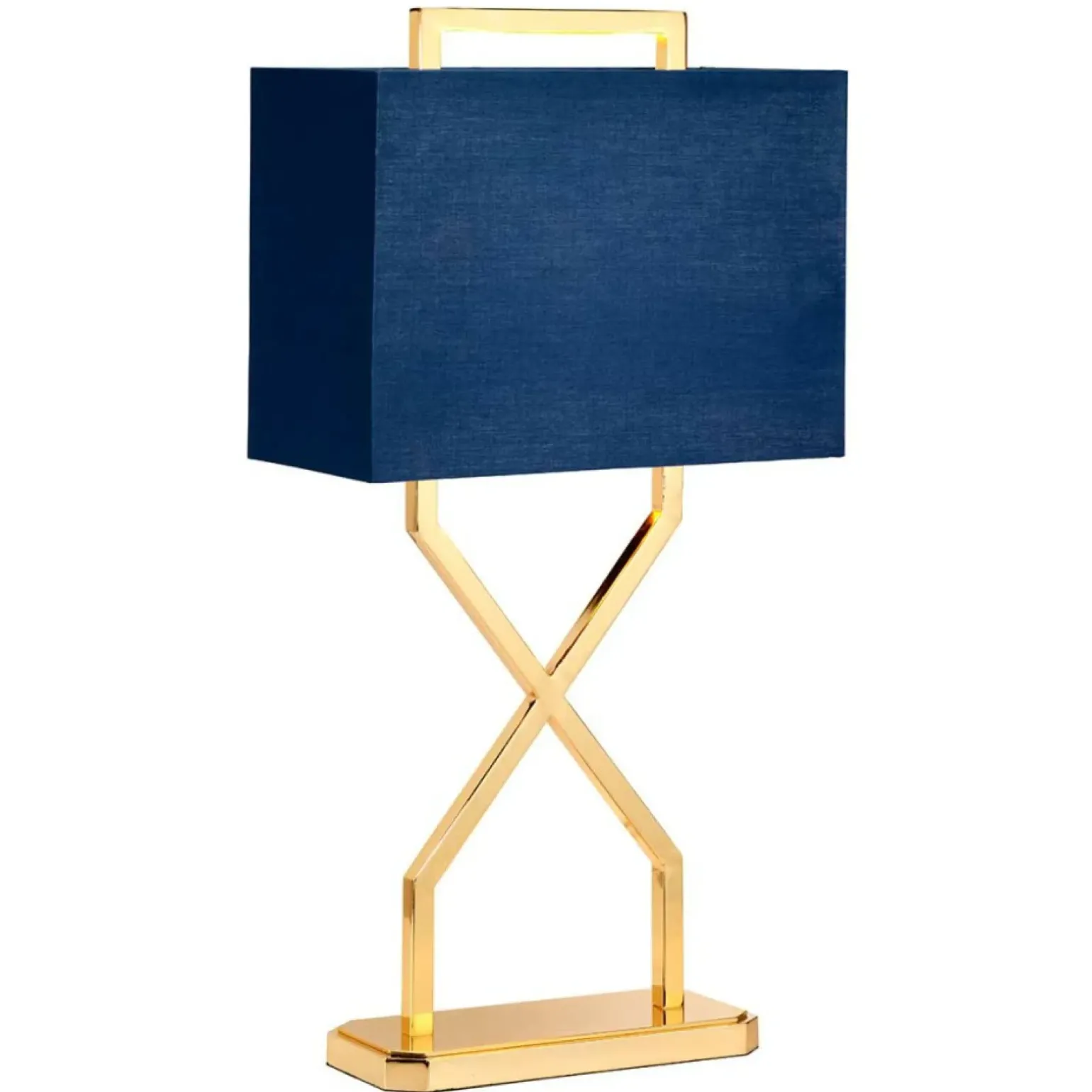 Sklep Kaja Elegancka, granatowa lampa stołowa CROSS-TL z serii CROSS