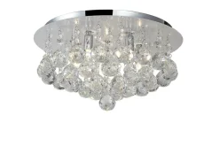 Sklep Kaja Elegancka, kryształowa lampa sufitowa ⌀38cm AZ1286 BOLLA | Kaja