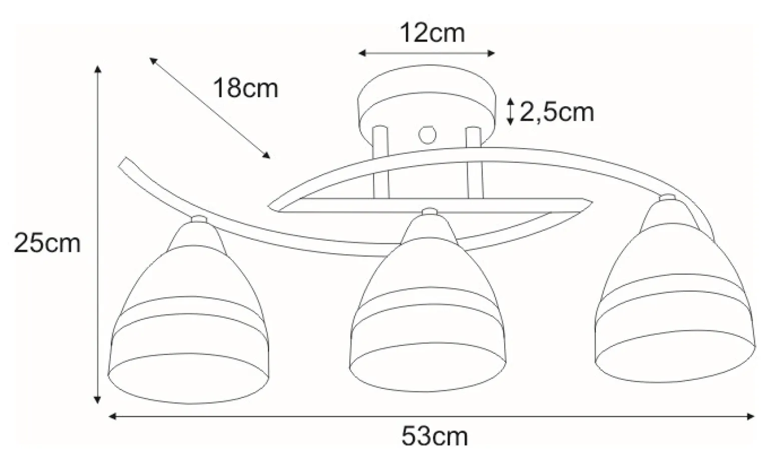 Sklep Kaja Elegancka lampa do sypialni K-JSL-6572/3 AB COLAR | Kaja Oświetlenie