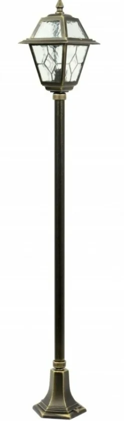 Sklep Kaja Elegancka lampa ogrodowa, szklane szybki K 5002/1/N z serii WITRAŻ | Kaja Oświet