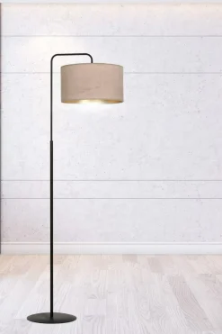 Sklep Kaja Elegancka lampa podłogowa z różowym abażurem 1053/LP1 HILDE | Kaja