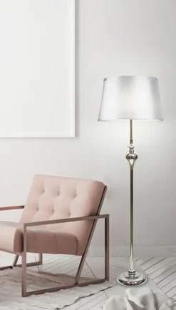 Sklep Kaja Elegancka lampa podłogowa z abażurem 51-03683 z serii PRIMA | Kaja