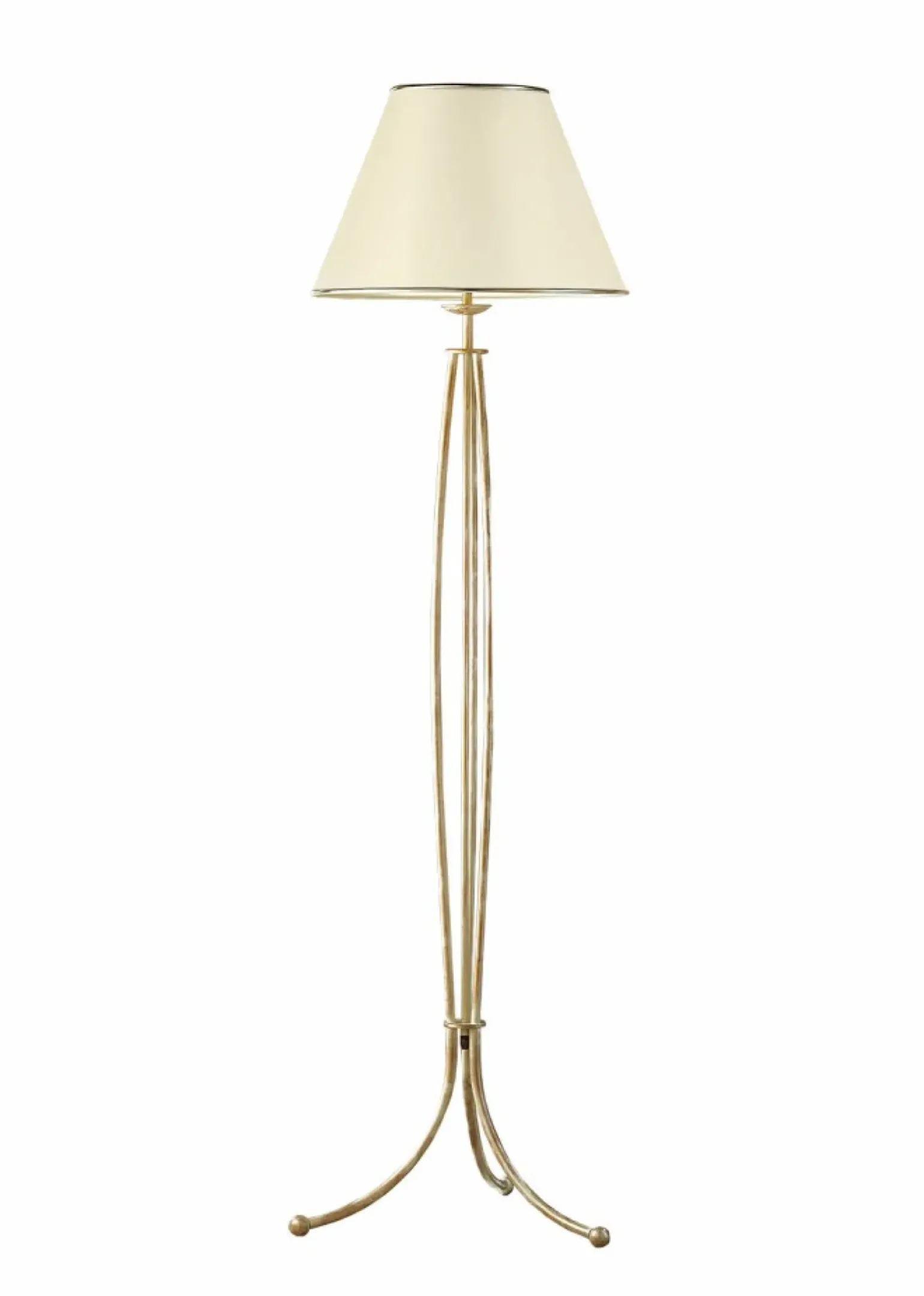 Sklep Kaja Elegancka lampa podłogowa w kolorze złota JUP 518 LAURA | Kaja