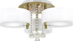 Hot Elegancka lampa sufitowa LED DRS8006/3 21QG ANTILA | Kaja Oświetlenie Żyrandole Nowoczesne