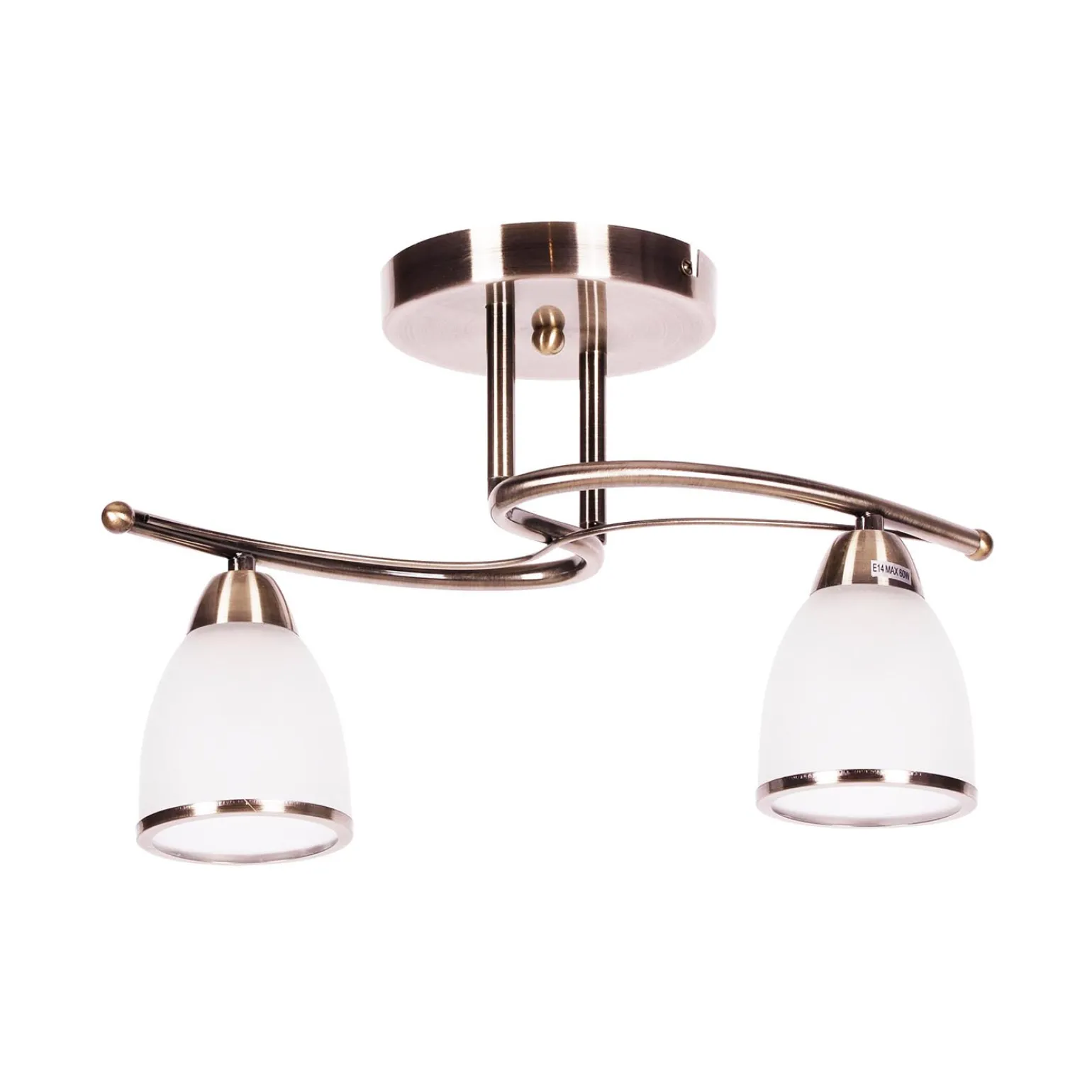 Sklep Kaja Elegancka lampa sufitowa K-JSL-8090/2 AB SAMIRA | Kaja Oświetlenie