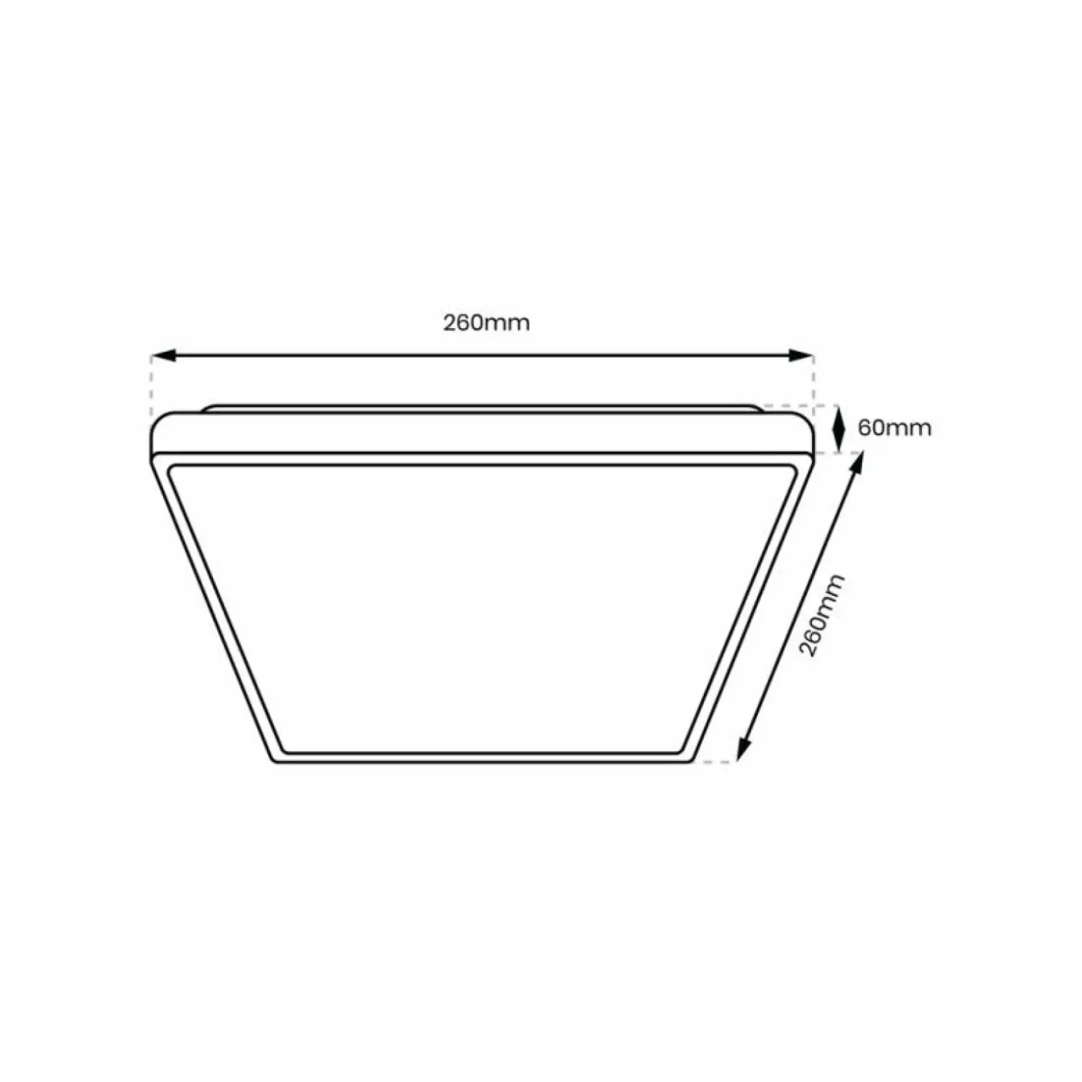 Sklep Kaja Elegancka lampa sufitowa LED 26x26cm 4000K ML0252 DABAR | Kaja
