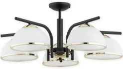 Sklep Kaja Elegancka lampa sufitowa do salonu O2925 W5 CZA ZL LAVA | Kaja