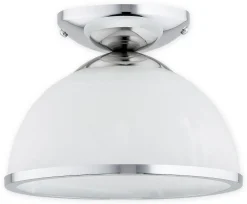 Sklep Kaja Elegancka lampa sufitowa z białym kloszem O3132 P1 CH | Kaja