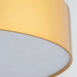Sklep Kaja Elegancka lampa sufitowa ⌀60cm złoty abażur TK 4843 z serii RONDO GOLD
