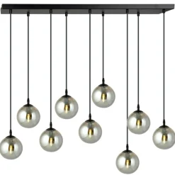 Hot Elegancka lampa wisząca z grafitowymi kloszami 712/9 | Kaja Żyrandole Nowoczesne