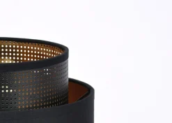 Sklep Kaja Elegancka lampa wisząca z czarno-złotymi abażurami K-5280 z serii AMOS