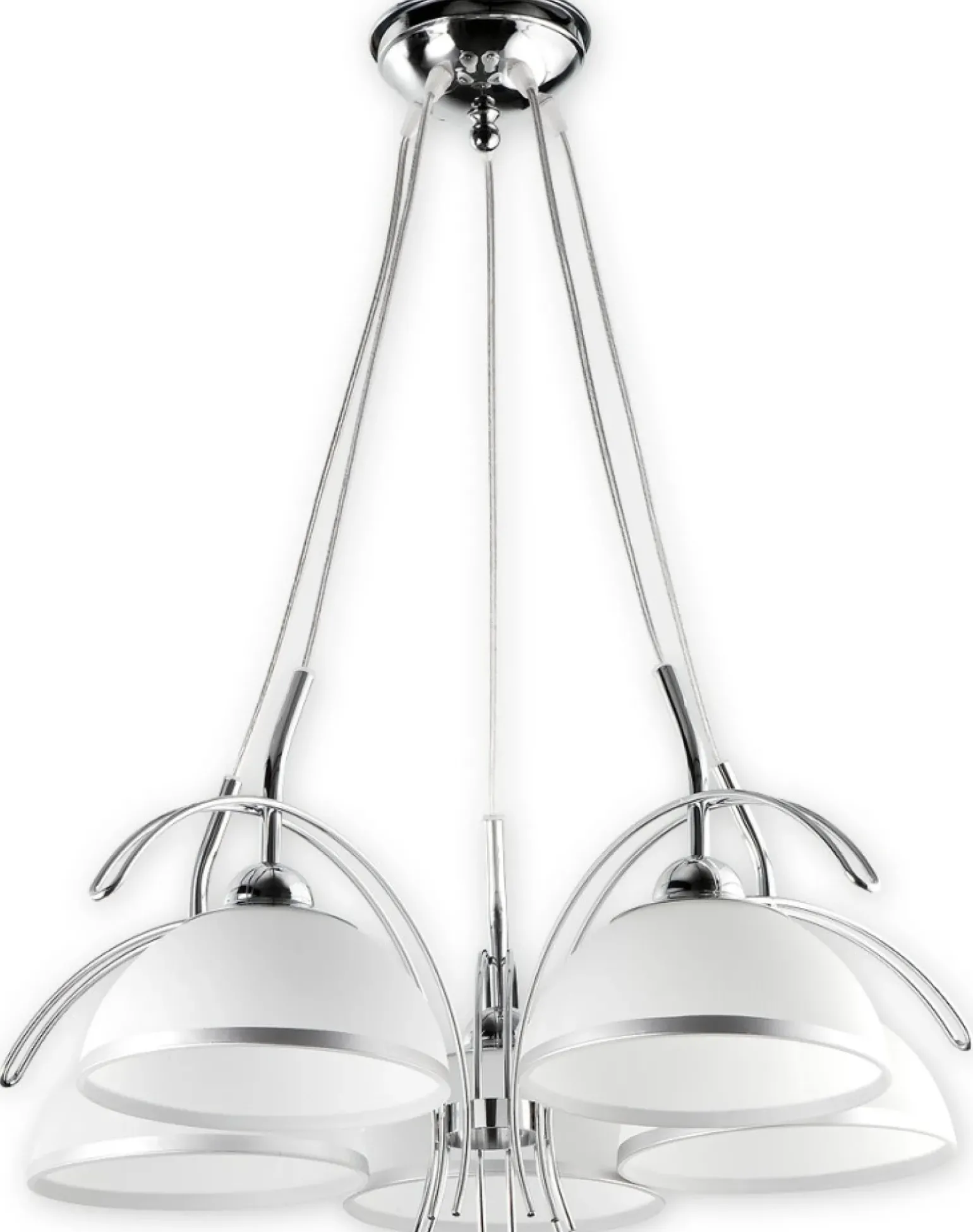 Sklep Kaja Elegancka lampa wisząca z kloszami O1485 CH FLEX | Kaja Oświetlenie