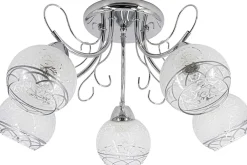 Sklep Kaja Elegancka lampa z ozdobnymi kloszami 8957/5 8C TOGO | Kaja Oświetlenie