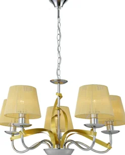 Sklep Kaja Elegancka lampa ze złotymi wstążkami 35-55064 DIVA | Kaja Oświetlenie