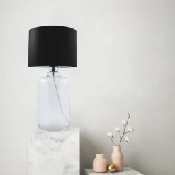 Sklep Kaja Elegancka lampka idealna na szafkę nocną 5501BK SAMASUN | Kaja