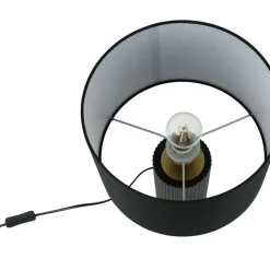 Sklep Kaja Elegancka lampka na szafkę nocną LP-787/1T CZARNA TOKIO | Kaja