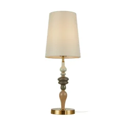 Sklep Kaja Elegancka lampka stołowa do salonu TB-84678A-AB MOREN | Kaja