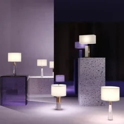 Sklep Kaja Elegancka lampka stołowa z białym abażurem Z030TL-01BS z serii BIANCO