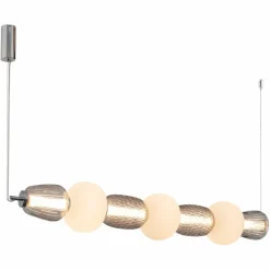 Store Elegancka, ledowa lampa wisząca nad stół ML0366 CARO | Kaja Żyrandole Nowoczesne