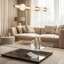 Store Elegancka, ledowa lampa wisząca nad stół ML0366 CARO | Kaja Żyrandole Nowoczesne