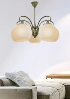 Sklep Kaja Elegancka, patynowa lampa sufitowa 35-69368 ORBIT | Kaja Oświetlenie