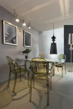 Best Sale Elegancka, pojedyncza lampa wisząca AZ0064 BAROCO BLACK | Kaja Żyrandole Nowoczesne