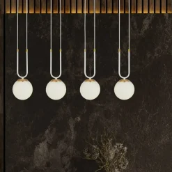 Cheap Elegancka, prosta lampa wisząca nad stół 1115/4 GLAM | Kaja Żyrandole Nowoczesne