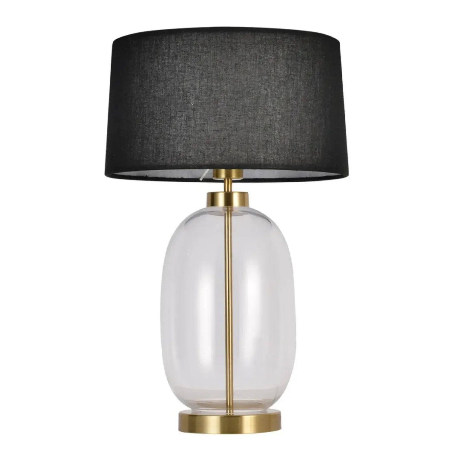 Sklep Kaja Elegancka, szklana lampka na szafkę nocną LP-919/1T TRANSP AMUR | Kaja