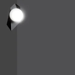 Sklep Kaja Elegancki czarno biały kinkiet do sypialni 636/K1 | Kaja Oświetlenie