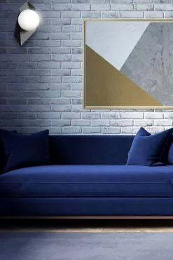 Sklep Kaja Elegancki czarno biały kinkiet do sypialni 636/K1 | Kaja Oświetlenie