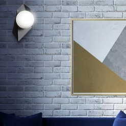 Sklep Kaja Elegancki czarno biały kinkiet do sypialni 636/K1 | Kaja Oświetlenie