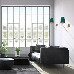 Sklep Kaja Elegancki kinkiet ścienny w zielonym kolorze MLP4906 z serii VICTORIA | Kaja Ośw