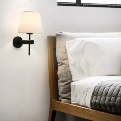 Sklep Kaja Elegancki kinkiet do sypialni LP-1133/1W BK TIVOLI | Kaja Oświetlenie