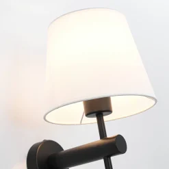 Sklep Kaja Elegancki kinkiet do sypialni LP-1133/1W BK TIVOLI | Kaja Oświetlenie