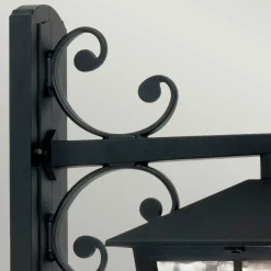 Sklep Kaja Elegancki kinkiet naścienny, IP43 BL52M-BLACK z serii CANTERBURY