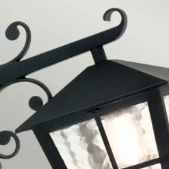 Sklep Kaja Elegancki kinkiet naścienny, IP43 BL52M-BLACK z serii CANTERBURY