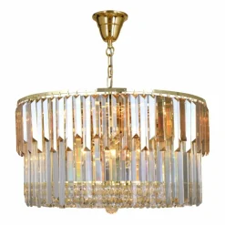 Sale Elegancki, kryształowy żyrandol do salonu 19101/16 CAMILLE | Kaja Żyrandole Nowoczesne