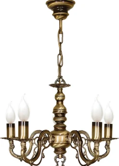 Sklep Kaja Elegancki, patynowy żyrandol świecznik O1315/W5 ANTARES | Kaja