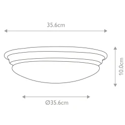 Sklep Kaja Elegancki plafon, kolor mosiądz BATH-BROMPTON-F-PB z serii BROMPTON