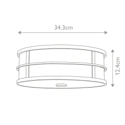 Sklep Kaja Elegancki plafon ze złotą oprawą FE-FUSION-F-PNBR z serii FUSION