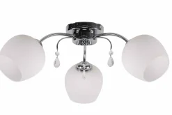 Cheap Elegancki, srebrny żyrandol do sypialni 33-77981 z serii ZACHERA Żyrandole Nowoczesne