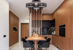 Sklep Kaja Elegancki żyrandol z funkcją sleep DRS8006/3 TR NET | Kaja Oświetlenie