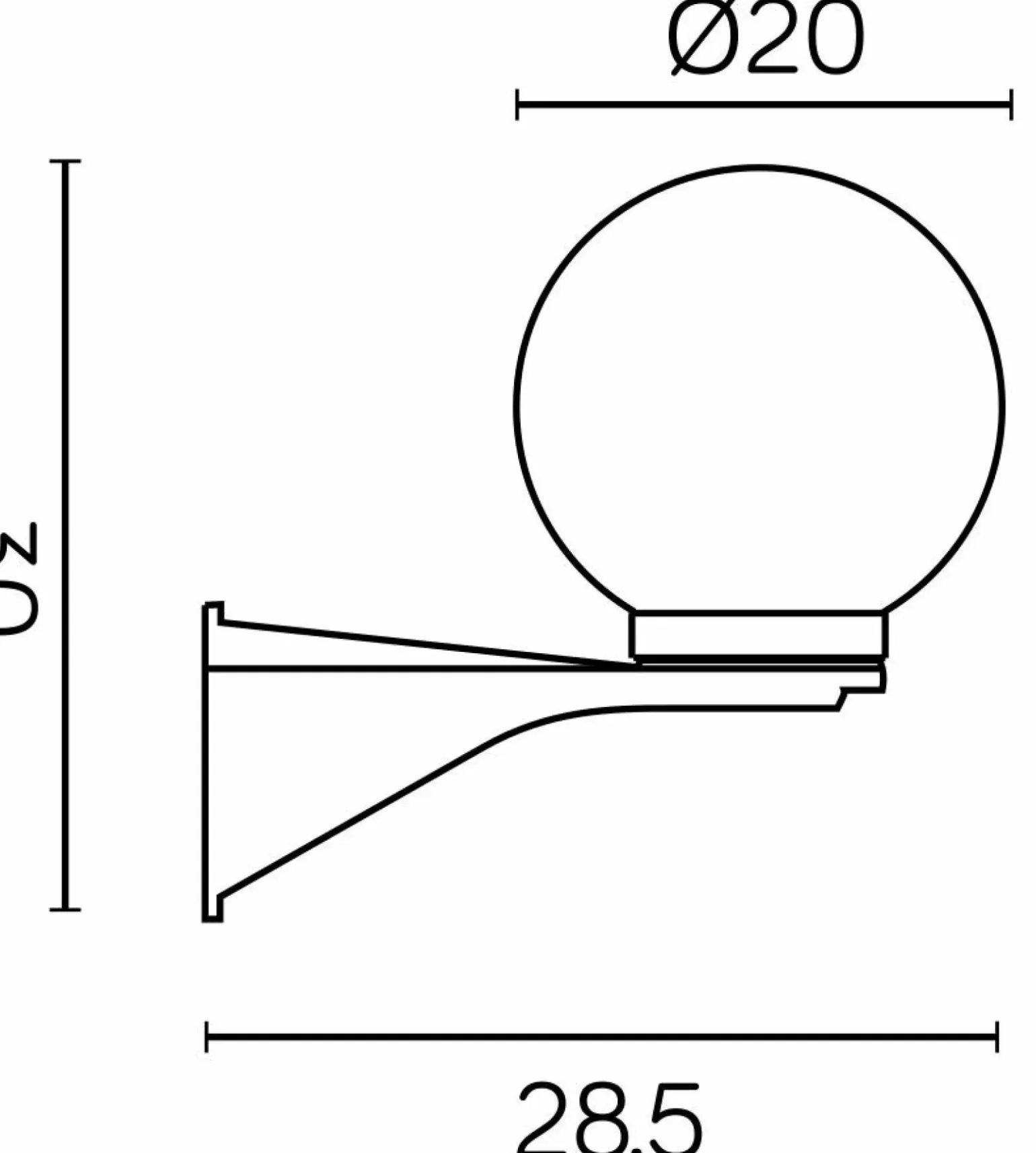 Sklep Kaja Elewacyjny kinkiet w klasycznym wydaniu K 3012/1/KD 200 z serii KULE | Kaja Oświ