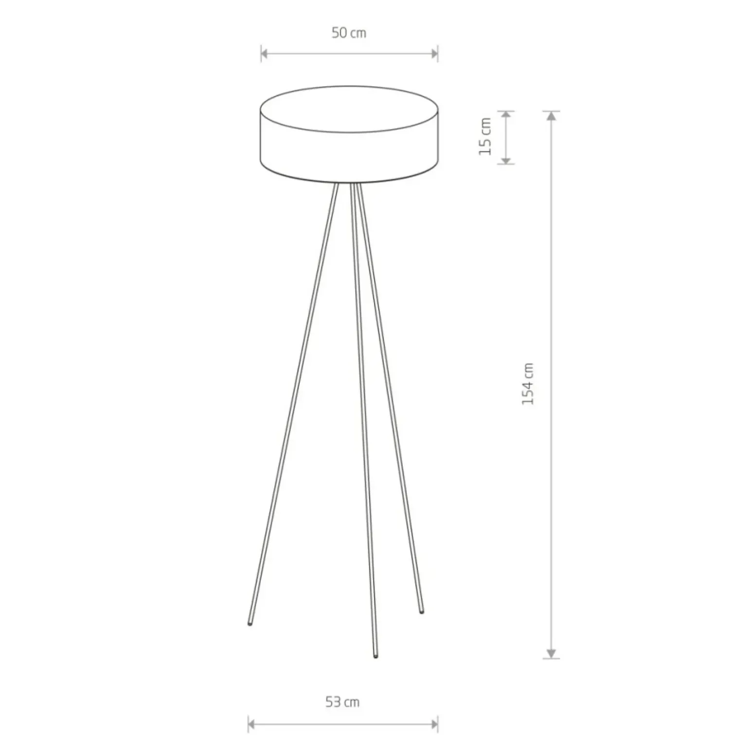 Sklep Kaja Estetyczna lampa podłogowa z abażurem 8190 | Kaja Oświetlenie