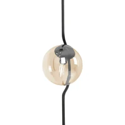 Fashion Estetyczna lampa wisząca, dwa miodowe klosze K-5337 z serii VELA Żyrandole Nowoczesne