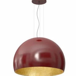New Estetyczna lampa wisząca, kolor winnej czerwieni LX 1691 z serii COMPO Żyrandole Nowoczesne