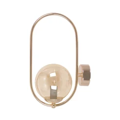 Sklep Kaja Estetyczny kinkiet ścienny z miodowym kloszem K-5398 z serii SVEN