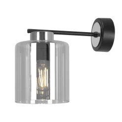 Sklep Kaja Estetyczny kinkiet ścienny z kloszem, kształt tuby K-5528 z serii LUNA