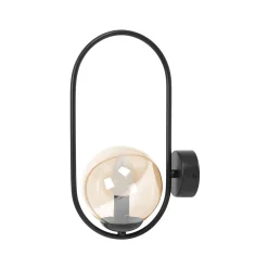 Sklep Kaja Estetyczny kinkiet z dekoracyjnym kloszem K-5125 z serii VENTA | Kaja